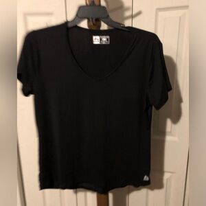 RBX Black Short Sleeve V-Neck Tee